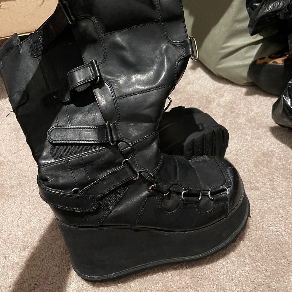 Punk Cyber Platform boots
